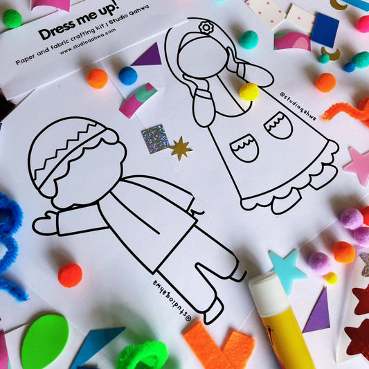 Dress Me Up Craft Kit – Creative and Fun Craft Activity for Muslim Kids