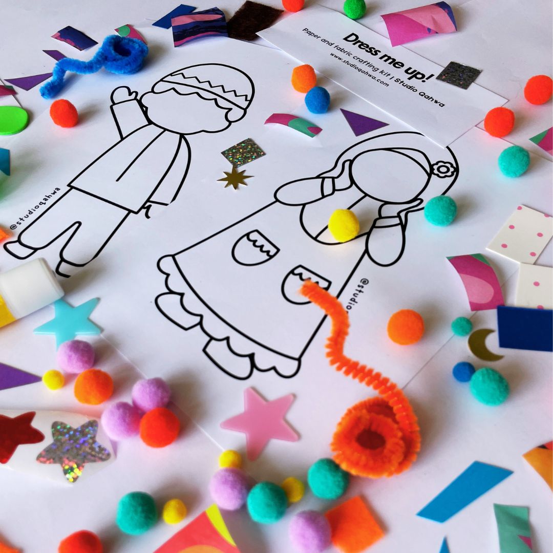Dress Me Up Craft Kit – Creative and Fun Craft Activity for Muslim Kids